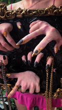 Load image into Gallery viewer, Xl Dark Goddess incense and ring holder wall hanging