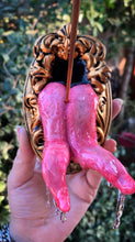 Load image into Gallery viewer, Split tongue incense stick andwall hanging