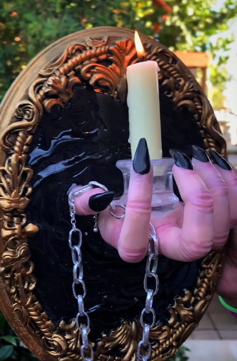 Dark Goddess Candle Holder