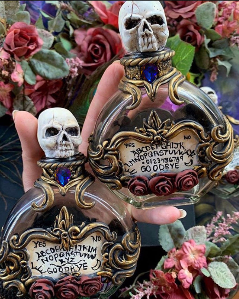 Ouija Skull potion bottle