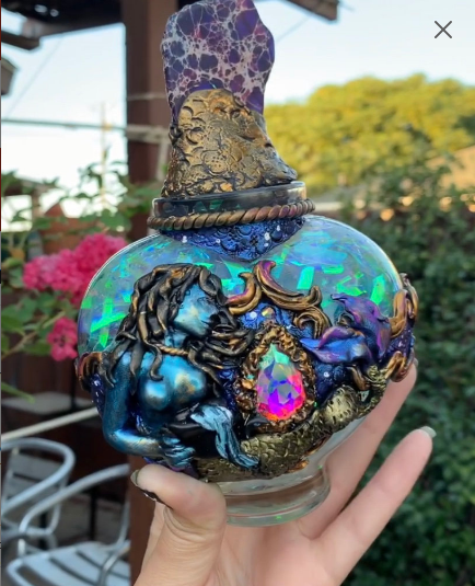 Aquarius Mermaid Potion Bottle