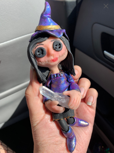 Witch Doll Sculpture