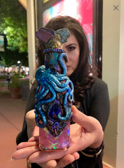 Octopus winding Potion Bottle