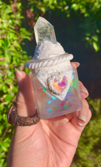 Mini Seraphim cube Spell Bottle